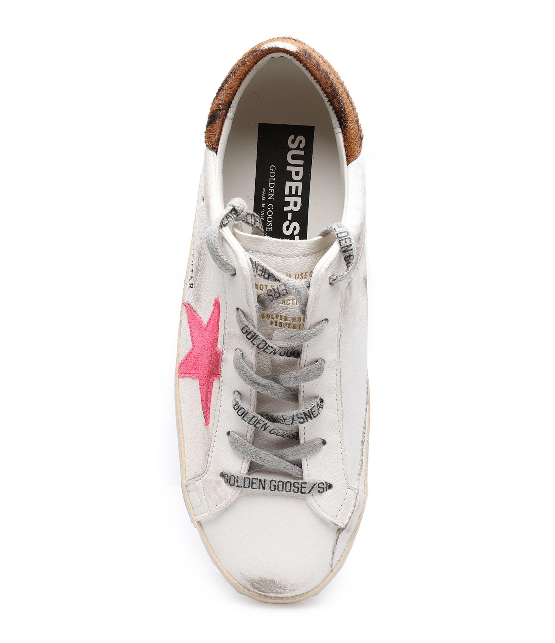 Golden Goose  -  Superstar rose-léopard femme