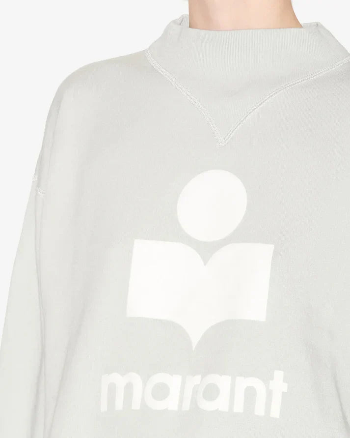 Isabel Marant  -  Pull à logo gris femme