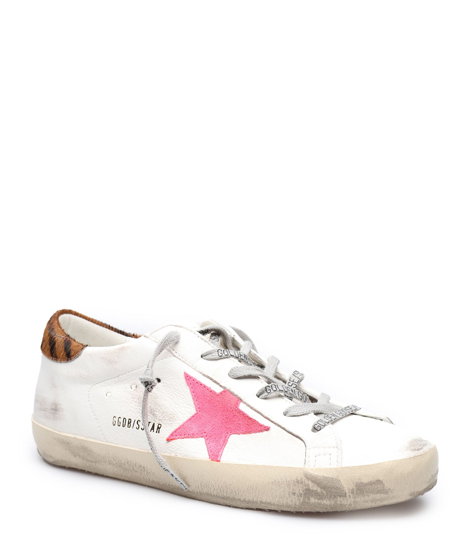 Golden Goose  -  Superstar rose-léopard femme