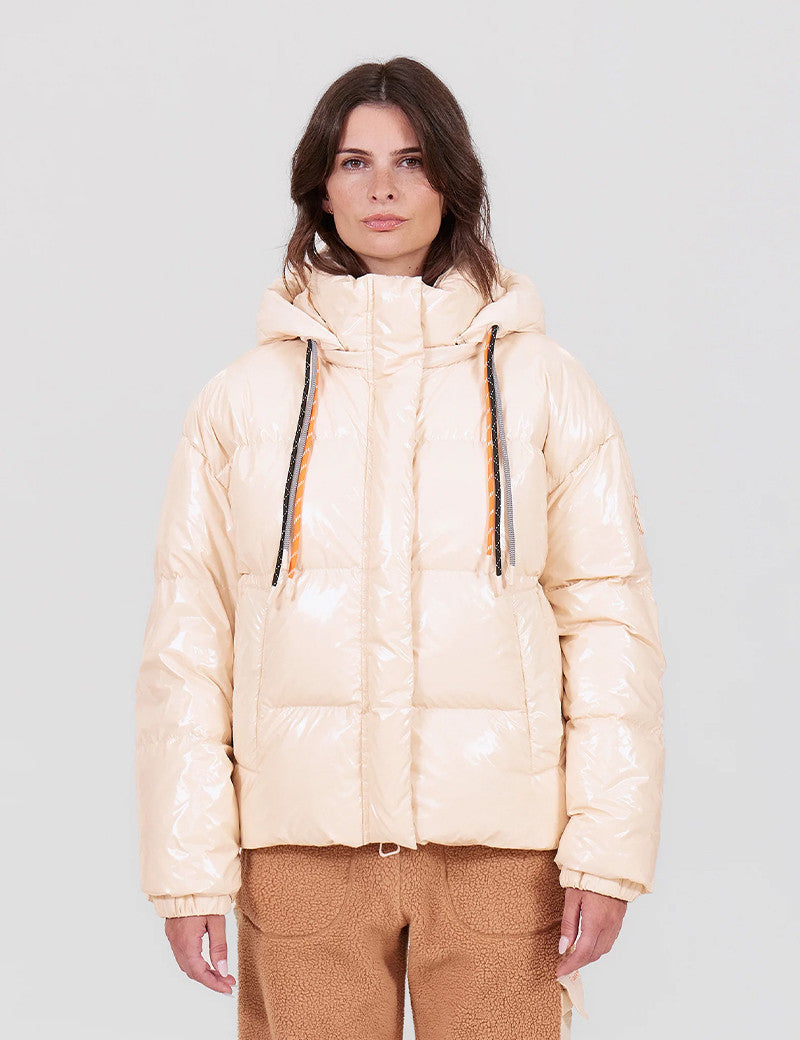 Gertrude  -  Doudoune rose brillante rose femme