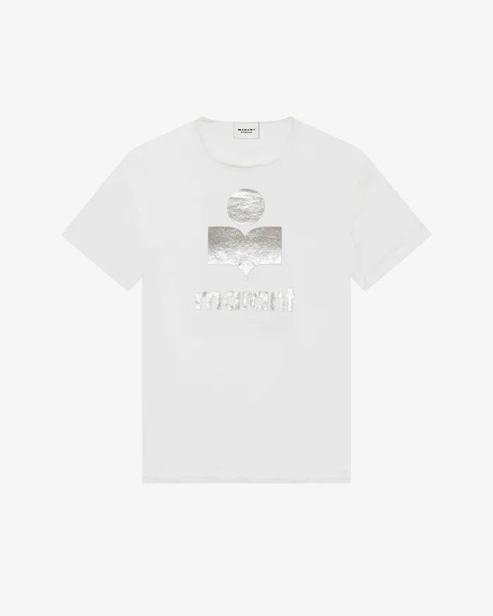 Isabel Marant - teeshirt femme blanc/argent
